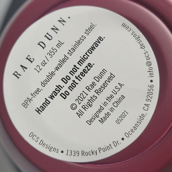 Rae Dunn Stainless Steel 12 oz Do Not Disturb Tumbler, NWT - Picture 5 of 5